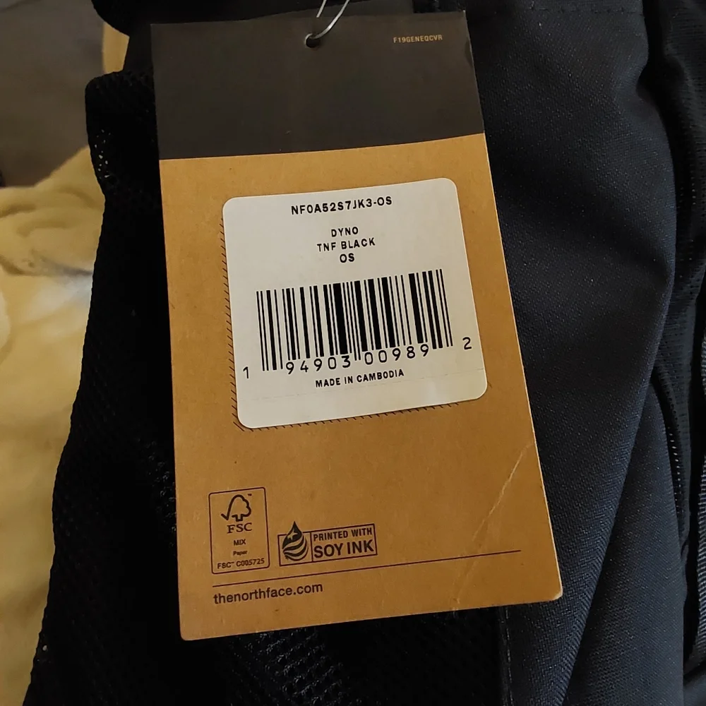 🌺NWT The North Face Dyno Flexvent Black Utility Backpack